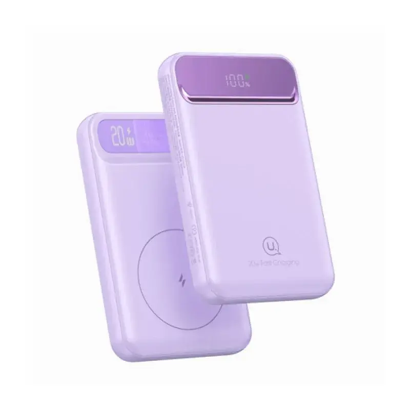 پاور بانک مدل USAMS US-CD214 با ظرفیت 10000 میلی‌آمپر ساعت